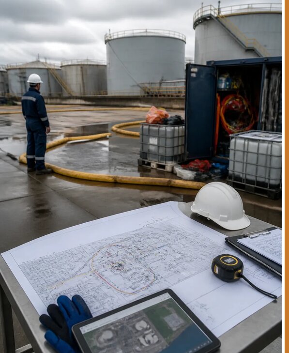 Разработка плана ликвидации разливов нефти в Ярославле